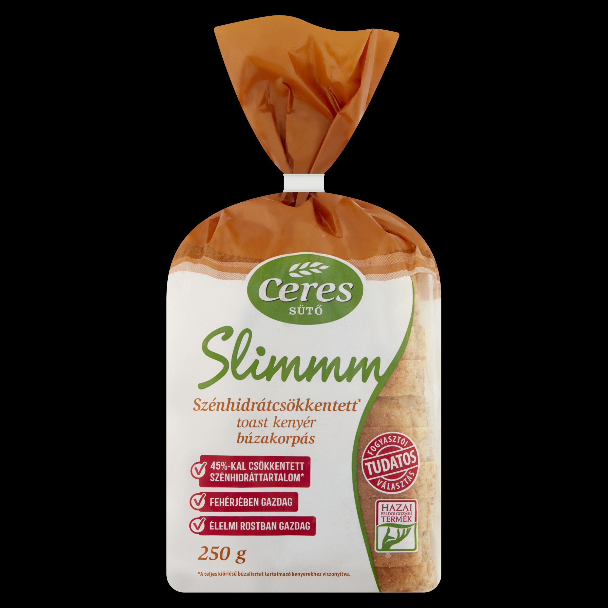 Slimmm búzakorpás toast kenyér 250